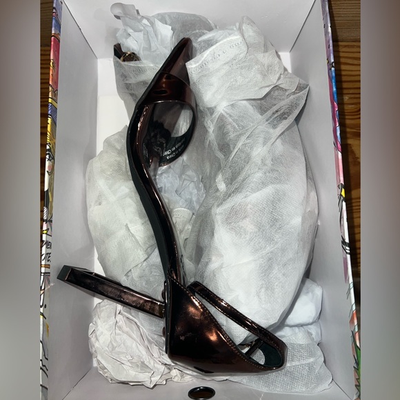 Jeffrey Campbell Metallic Brown Heels - Picture 3 of 4